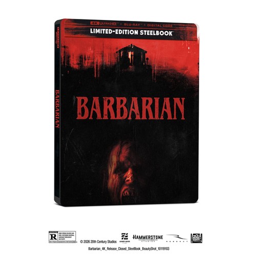 Steelbook barbarian 4k - barbarian, (2022)
