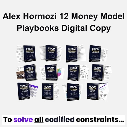 Alex hormozi money model - hormozi, 12